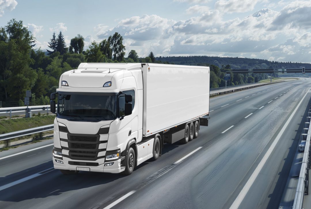 blank-cargo-truck-road